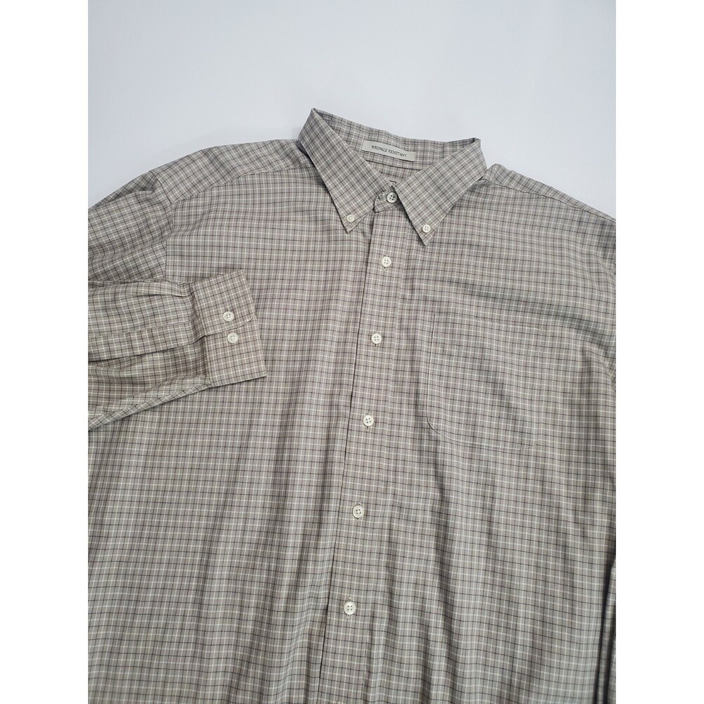 L.L.‎ Bean Men's Long Sleeve Button Casual Shirt, XL